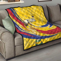 Colombia Football Quilt WC2026 Butterflies Inspired
