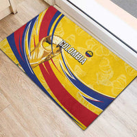Colombia Football Rubber Doormat WC2026 Butterflies Inspired