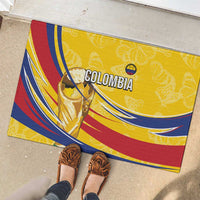 Colombia Football Rubber Doormat WC2026 Butterflies Inspired