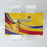 Colombia Football Tablecloth WC2026 Butterflies Inspired