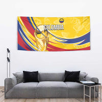 Colombia Football Tapestry WC2026 Butterflies Inspired