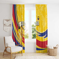 Colombia Football Window Curtain WC2026 Butterflies Inspired