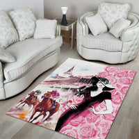 Kentucky Horse Racing Area Rug Derby Day - Pink Out Party