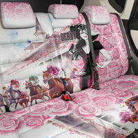 Kentucky Horse Racing Back Car Seat Cover Derby Day - Pink Out Party