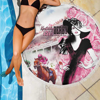 Kentucky Horse Racing Beach Blanket Derby Day - Pink Out Party