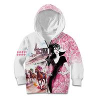 Kentucky Horse Racing Kid Hoodie Derby Day - Pink Out Party