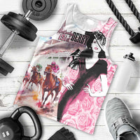 Kentucky Horse Racing Men Tank Top Derby Day - Pink Out Party