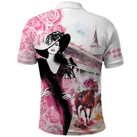 Kentucky Horse Racing Polo Shirt Derby Day - Pink Out Party