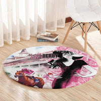 Kentucky Horse Racing Round Carpet Derby Day - Pink Out Party