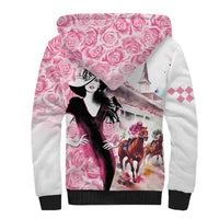 Kentucky Horse Racing Sherpa Hoodie Derby Day - Pink Out Party
