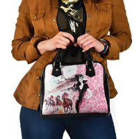 Kentucky Horse Racing Shoulder Handbag Derby Day - Pink Out Party