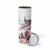 Kentucky Horse Racing Skinny Tumbler Derby Day - Pink Out Party