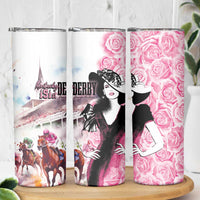 Kentucky Horse Racing Skinny Tumbler Derby Day - Pink Out Party