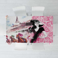 Kentucky Horse Racing Tablecloth Derby Day - Pink Out Party