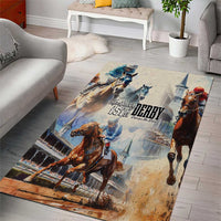 Kentucky Horse Racing Area Rug For The Roses