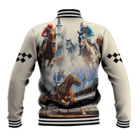 Kentucky Horse Racing Baseball Jacket For The Roses