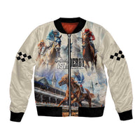 Kentucky Horse Racing Bomber Jacket For The Roses