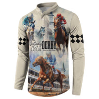 Kentucky Horse Racing Button Sweatshirt For The Roses