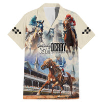 Kentucky Horse Racing Family Matching Mermaid Dress and Hawaiian Shirt For The Roses