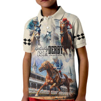 Kentucky Horse Racing Kid Polo Shirt For The Roses