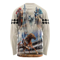 Kentucky Horse Racing Long Sleeve Shirt For The Roses
