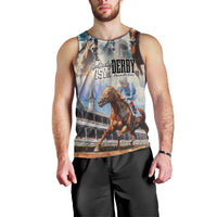 Kentucky Horse Racing Men Tank Top For The Roses