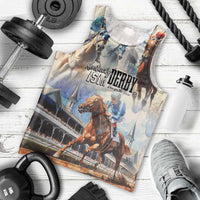 Kentucky Horse Racing Men Tank Top For The Roses