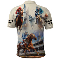 Kentucky Horse Racing Polo Shirt For The Roses