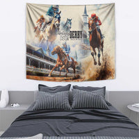 Kentucky Horse Racing Tapestry For The Roses