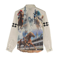 Kentucky Horse Racing Women Casual Shirt For The Roses