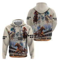 Kentucky Horse Racing Zip Hoodie For The Roses