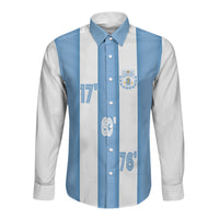 Argentina WC26 Hattrick - Making New History Long Sleeve Button Shirt