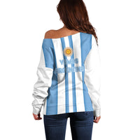 Argentina WC26 Hattrick - Making New History Off Shoulder Sweater