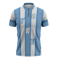 Argentina WC26 Hattrick - Making New History Zipper Polo Shirt
