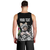 personalised-polynesian-men-tank-top-with-yorkshire-terrier-floral-style