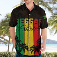 Personalised Jamaica Hawaiian Shirt Reggae Festival Legend Bob Abstract Portrait - Wonder Print Shop