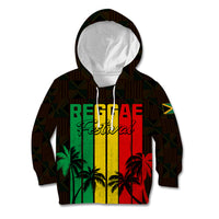 Personalised Jamaica Kid Hoodie Reggae Festival Legend Bob Abstract Portrait - Wonder Print Shop
