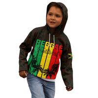Personalised Jamaica Kid Hoodie Reggae Festival Legend Bob Abstract Portrait - Wonder Print Shop