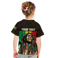 Personalised Jamaica Kid T Shirt Reggae Festival Legend Bob Abstract Portrait - Wonder Print Shop