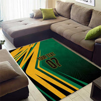 Jamaica Tropical Palm Personalized Area Rug - Wonder Print Shop