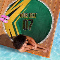 Jamaica Tropical Palm Personalized Beach Blanket - Wonder Print Shop