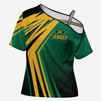 Jamaica Tropical Palm Personalized Cross Shoulder Shirt - Wonder Print Shop