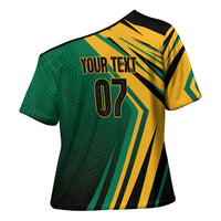 Jamaica Tropical Palm Personalized Cross Shoulder Shirt - Wonder Print Shop