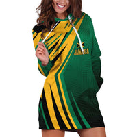 Jamaica Tropical Palm Personalized Hoodie Dress - Wonder Print Shop