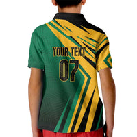 Jamaica Tropical Palm Personalized Kid Polo Shirt - Wonder Print Shop