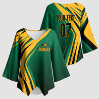 Jamaica Tropical Palm Personalized Kimono Sleeve Blouse - Wonder Print Shop