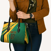 Jamaica Tropical Palm Personalized Leather Bag - Wonder Print Shop