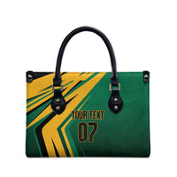 Jamaica Tropical Palm Personalized Leather Bag - Wonder Print Shop