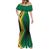 Jamaica Tropical Palm Personalized Mermaid Dress - Wonder Print Shop