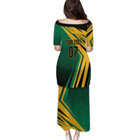 Jamaica Tropical Palm Personalized Puletasi - Wonder Print Shop